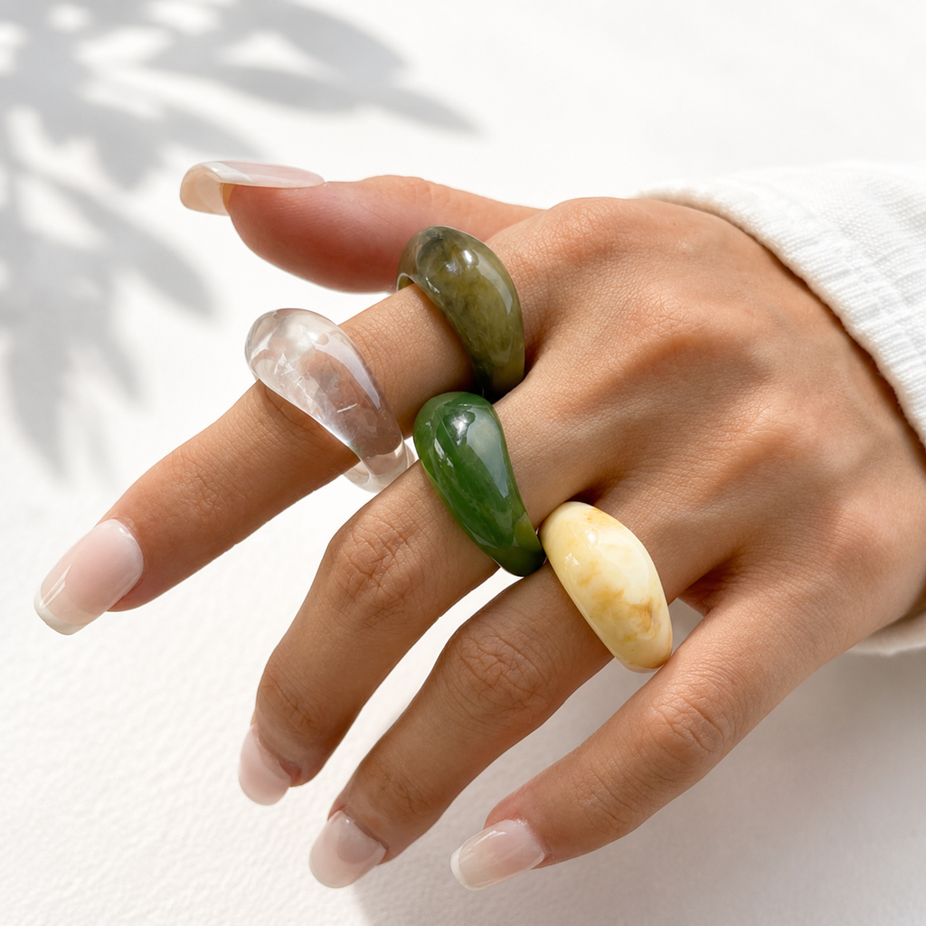 Jolt Joy Rings (size 6) - 4 colors - Hello Baabs LLC 