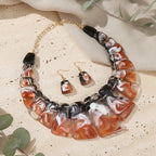 Joyful Layers Necklace & Earrings Set - 3 colors - Hello Baabs