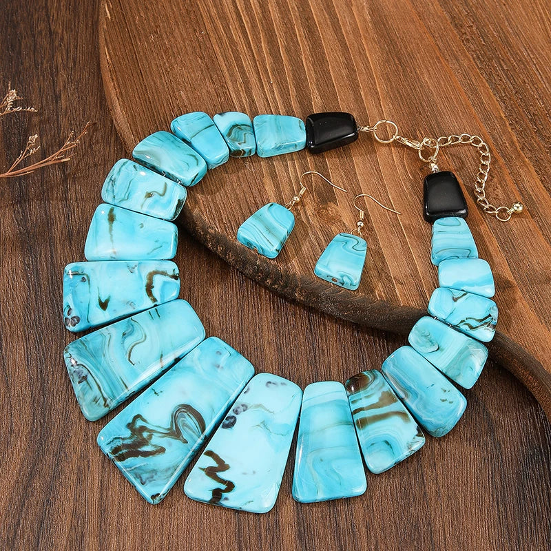 Joyful Layers Necklace & Earrings Set - 3 colors - hello baabs 