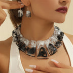Joyful Layers Necklace & Earrings Set - 3 colors - hello baabs 