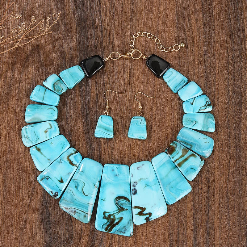 Joyful Layers Necklace & Earrings Set - 3 colors - hello baabs 