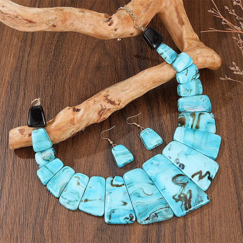 Joyful Layers Necklace & Earrings Set - 3 colors - hello baabs 