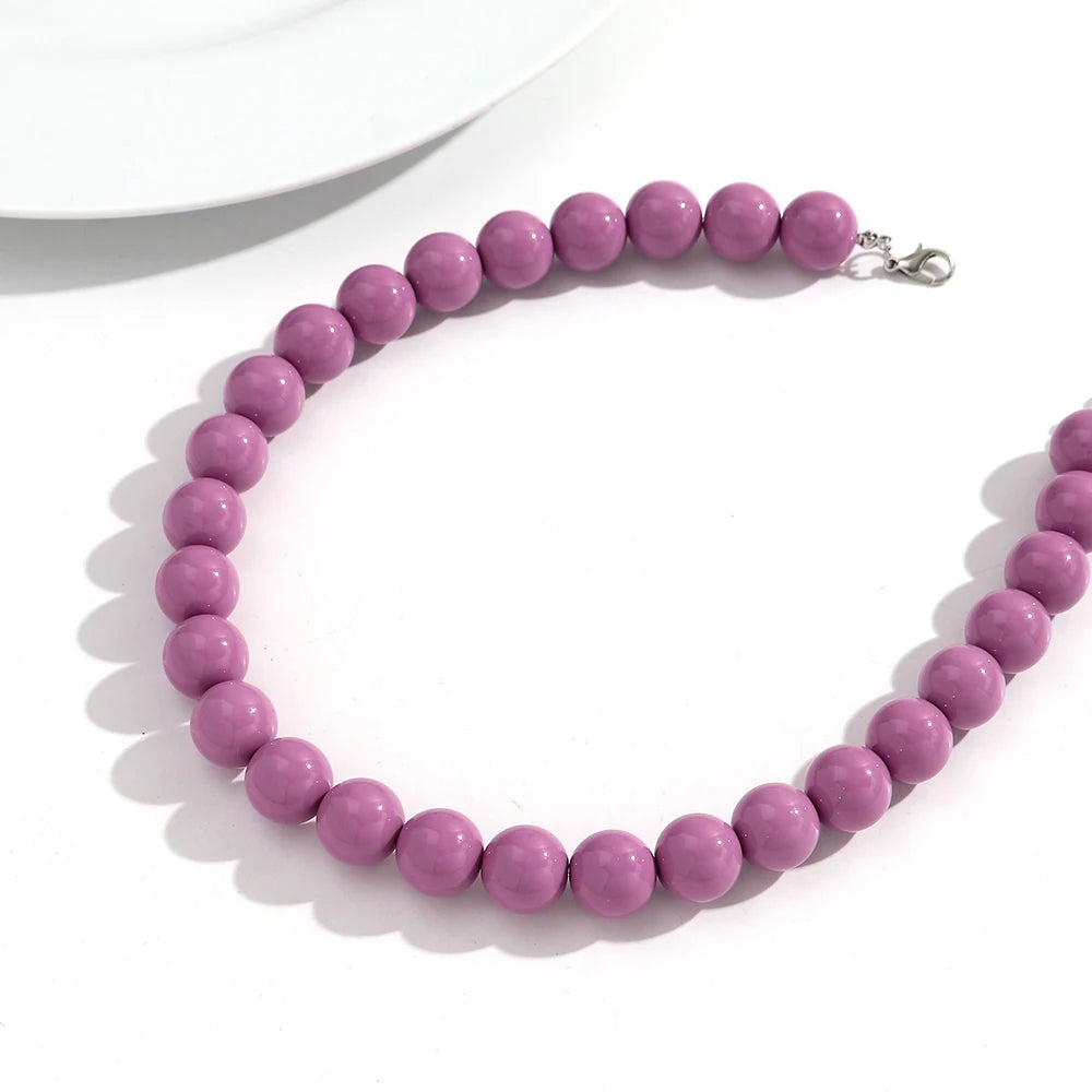 Jubilee Bead Necklace - 31 colors - Hello Baabs