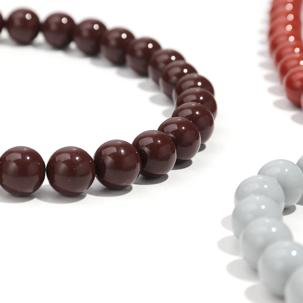 Jubilee Bead Necklace - 31 colors - Hello Baabs LLC 