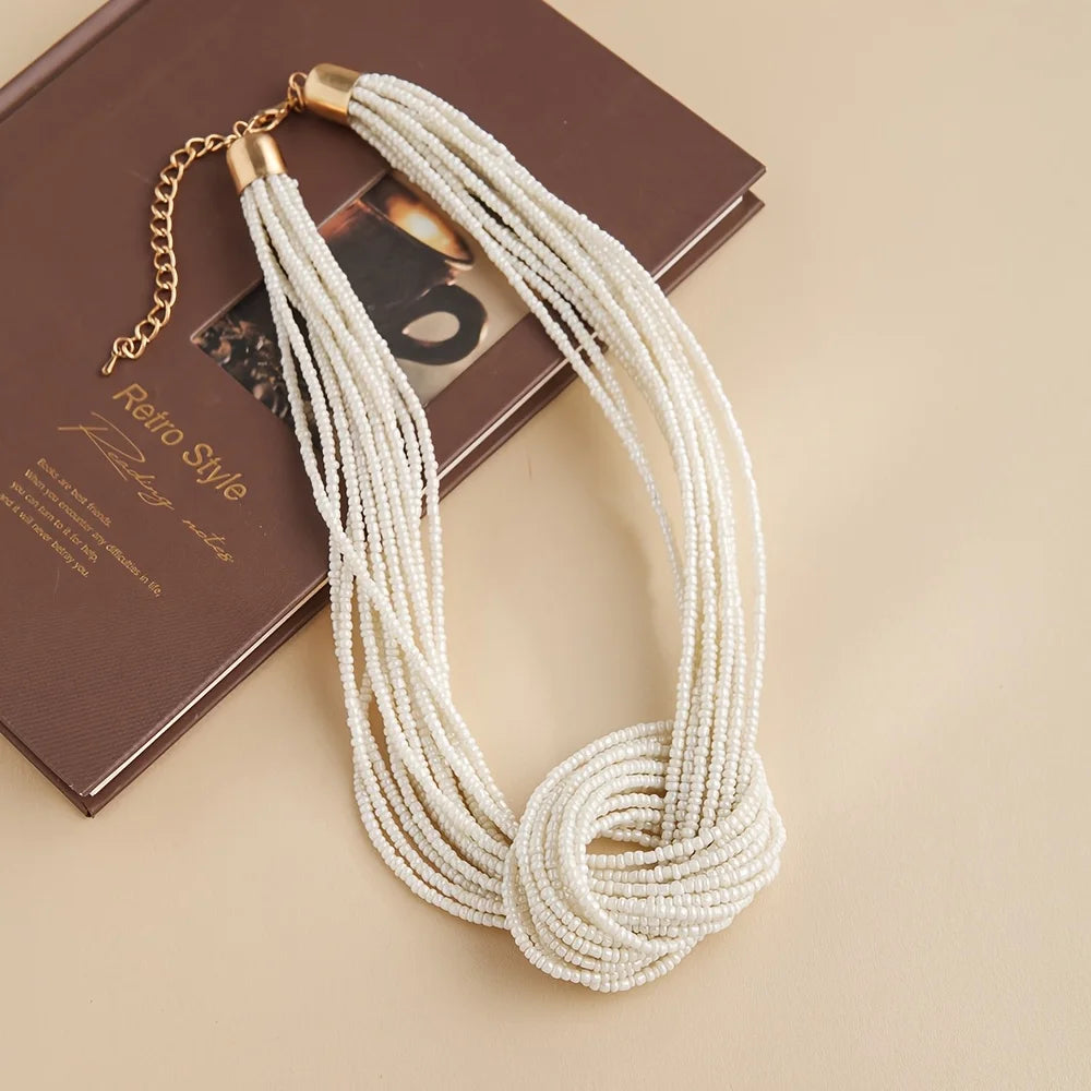 Jubilee Bead Necklace - 6 colors - hello baabs 