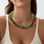 Jubilee Bead Necklace - 6 colors - hello baabs 