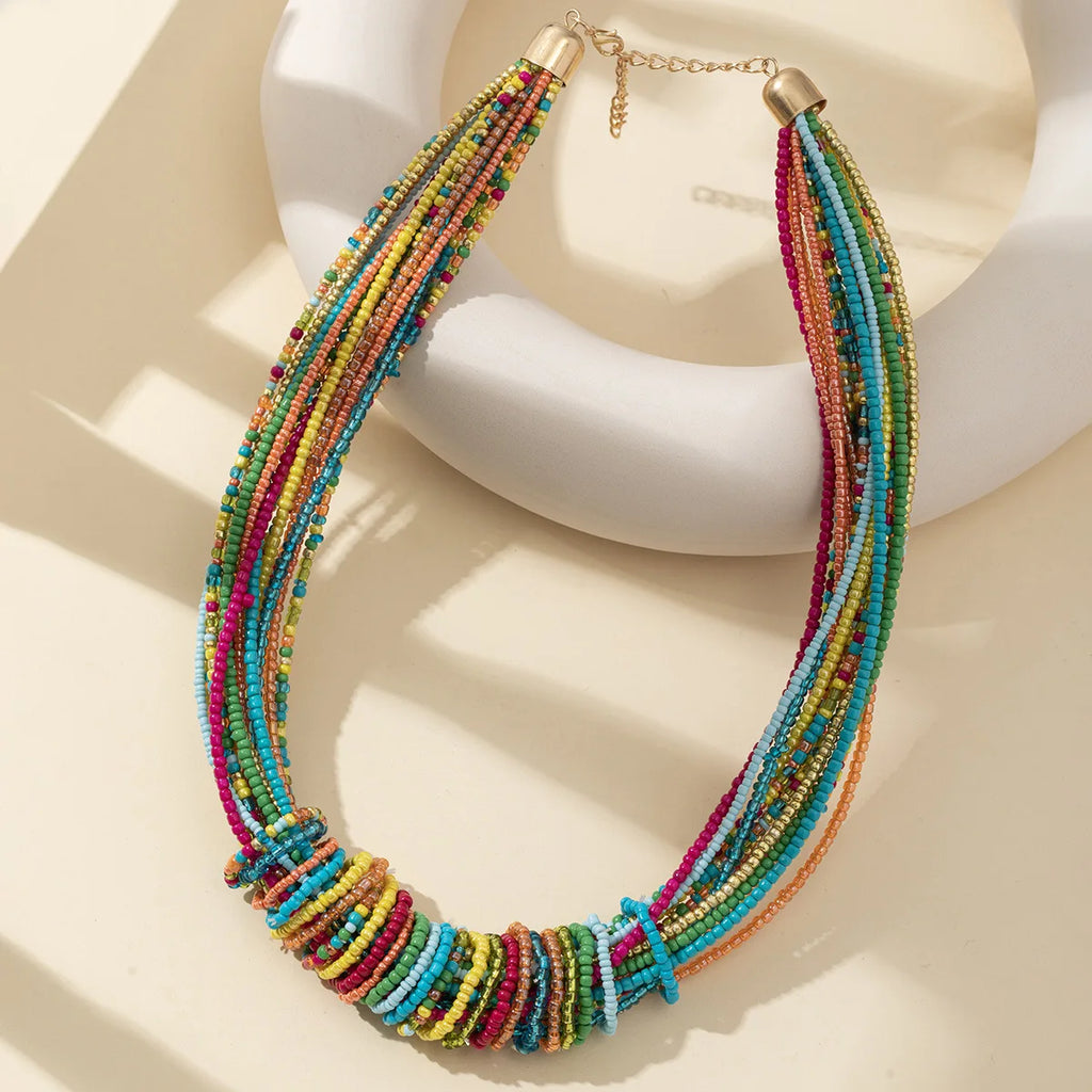 Jubilee Bead Necklace - 6 colors - hello baabs 