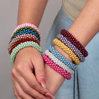Jubilee Bead Stretch Bracelet - 14 colors - Hello Baabs
