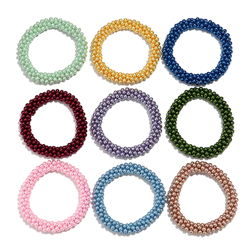 Jubilee Bead Stretch Bracelet - 14 colors - Hello Baabs