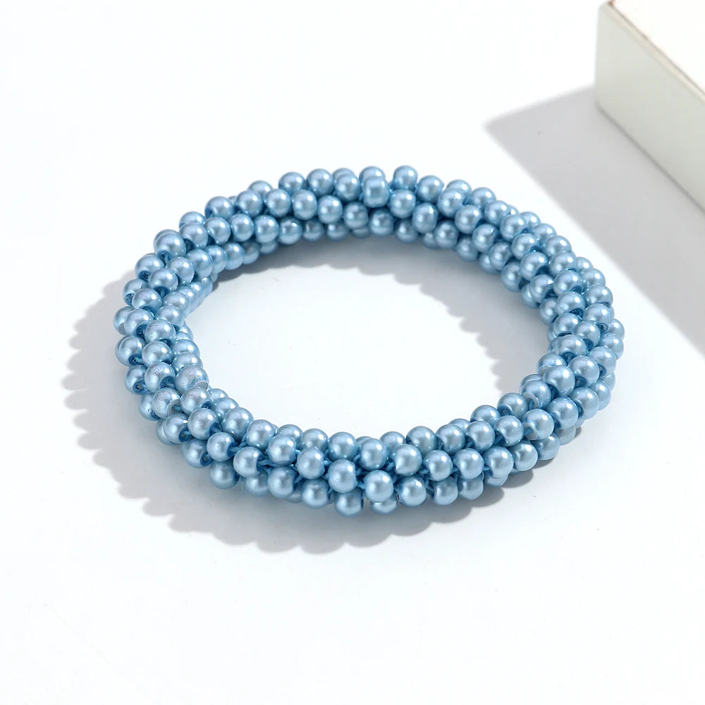 Jubilee Bead Stretch Bracelet - 14 colors - Hello Baabs