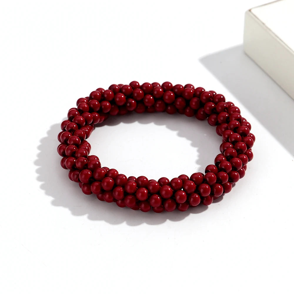 Jubilee Bead Stretch Bracelet - 14 colors - Hello Baabs