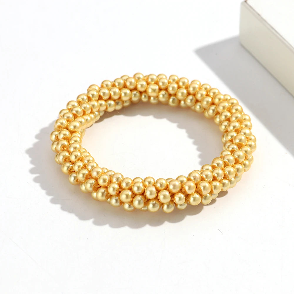 Jubilee Bead Stretch Bracelet - 14 colors - Hello Baabs