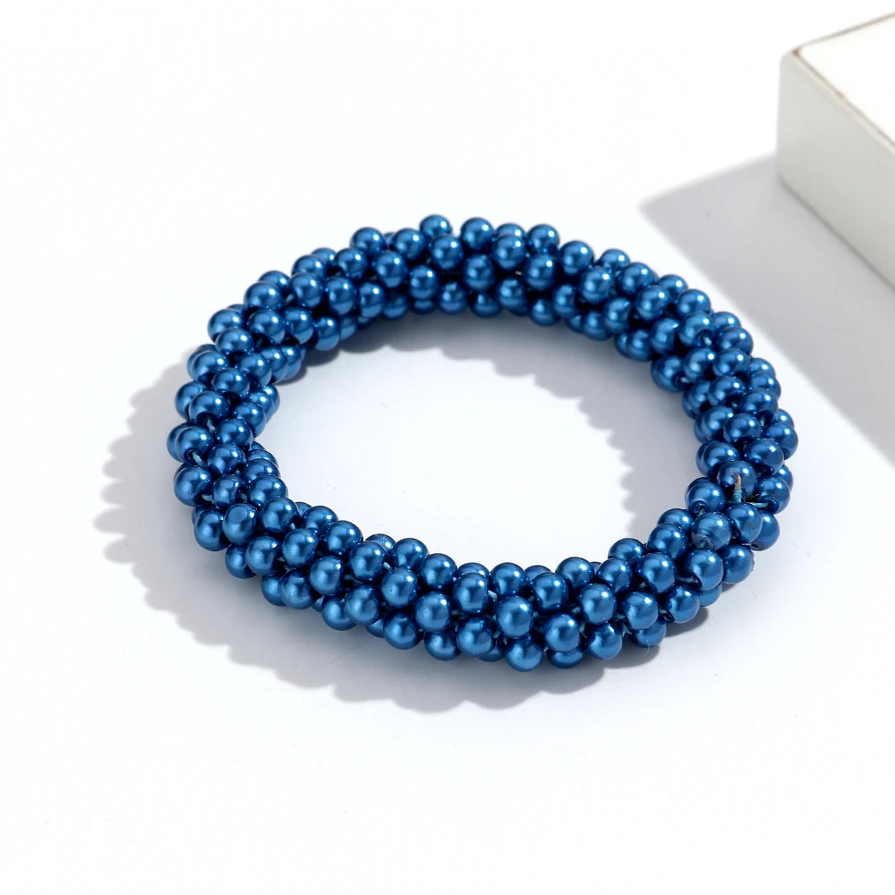 Jubilee Bead Stretch Bracelet - 14 colors - Hello Baabs