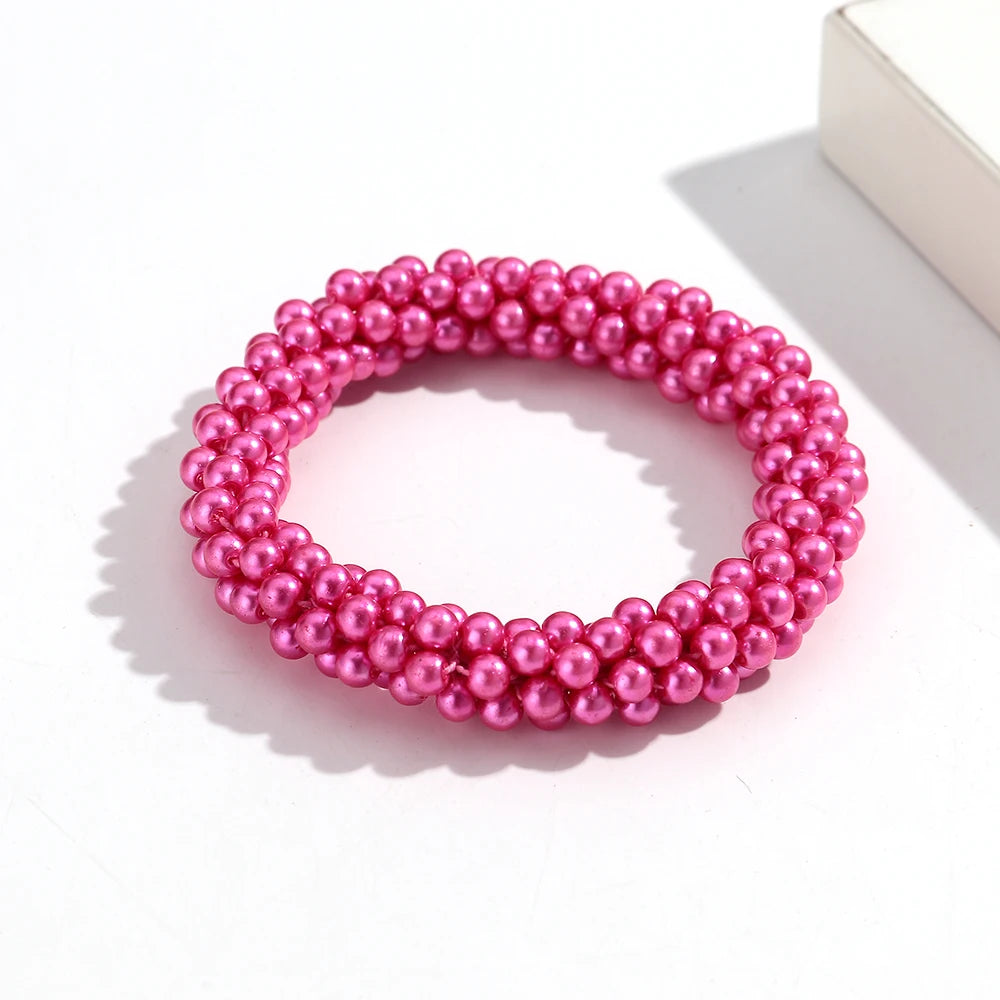 Jubilee Bead Stretch Bracelet - 14 colors - Hello Baabs