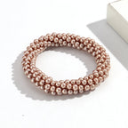 Jubilee Bead Stretch Bracelet - 14 colors - Hello Baabs LLC 