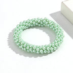 Jubilee Bead Stretch Bracelet - 14 colors - Hello Baabs LLC 