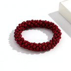Jubilee Bead Stretch Bracelet - 14 colors - Hello Baabs LLC 