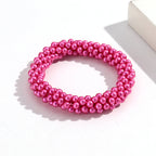 Jubilee Bead Stretch Bracelet - 14 colors - Hello Baabs LLC 
