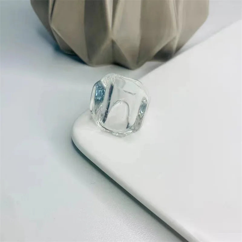 K-Glow Geometry Ring (size 7) - 8 colors - Hello Baabs LLC 