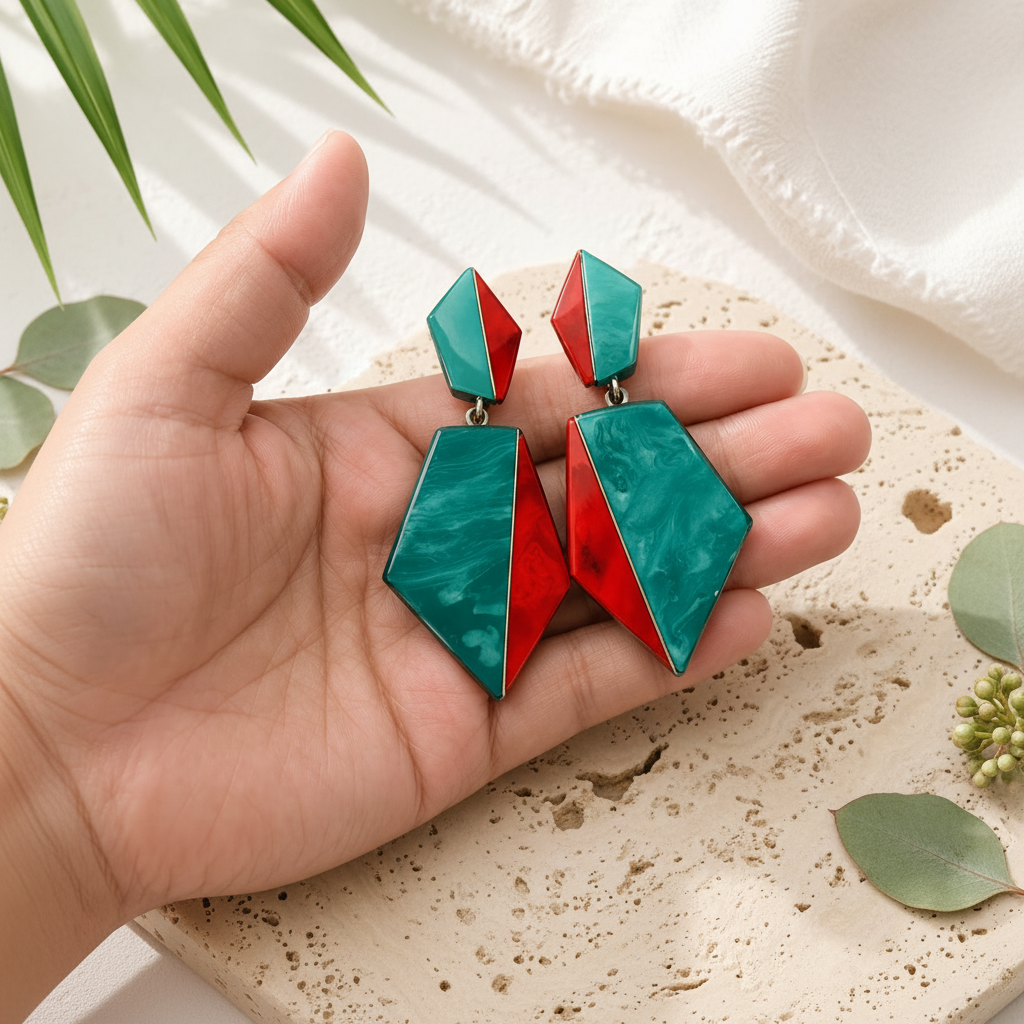 Kaleido Drop Earrings - 2 colors - Hello Baabs
