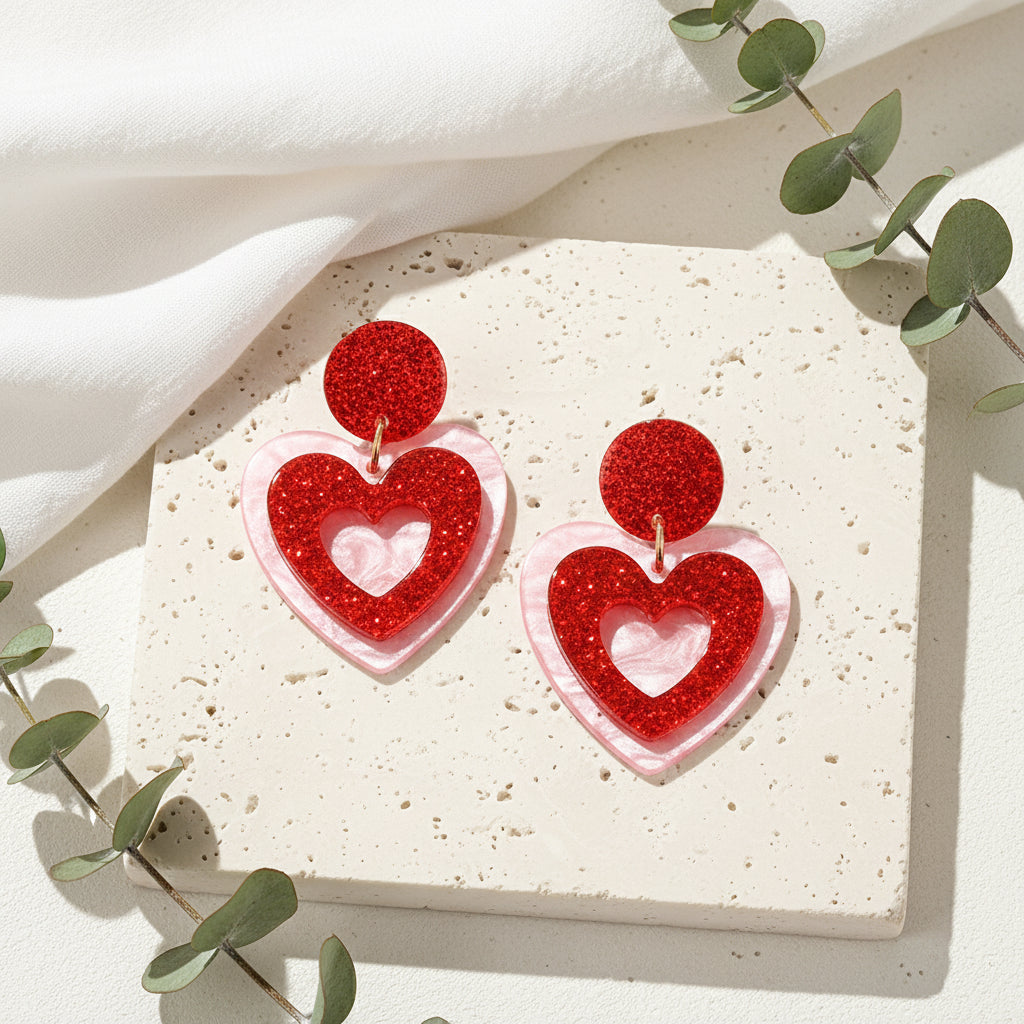 Kaleido Heart Drops - 8 colors - Hello Baabs