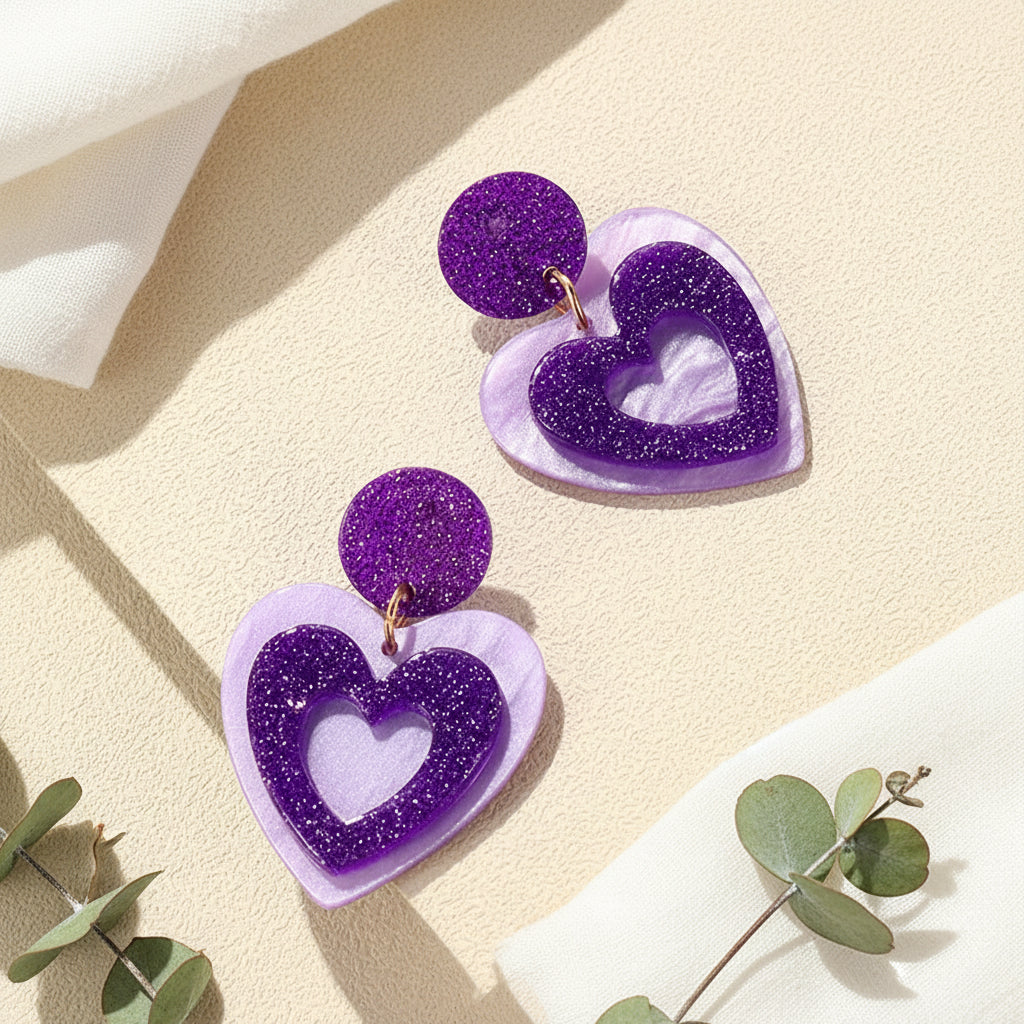 Kaleido Heart Drops - 8 colors - Hello Baabs