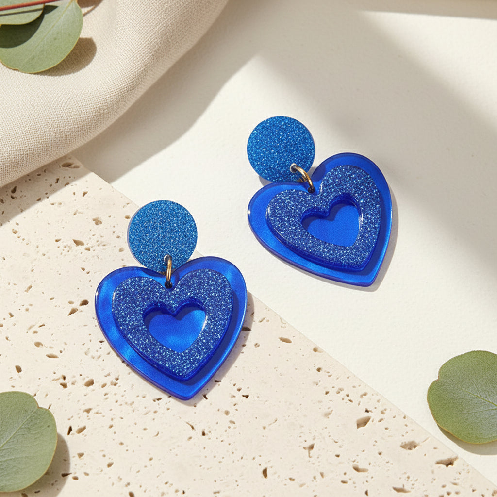 Kaleido Heart Drops - 8 colors - Hello Baabs