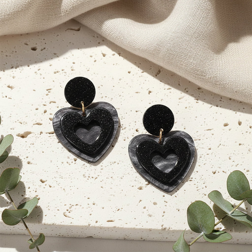 Kaleido Heart Drops - 8 colors - Hello Baabs