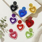 Kaleido Heart Drops - 8 colors - Hello Baabs LLC 