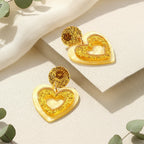 Kaleido Heart Drops - 8 colors - Hello Baabs LLC 
