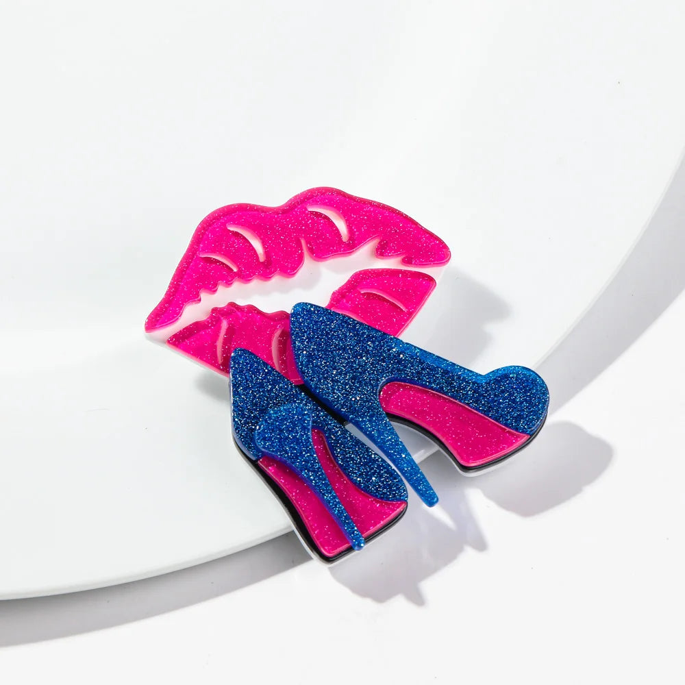 Kiss & Strut Brooch - 2 colors - Hello Baabs