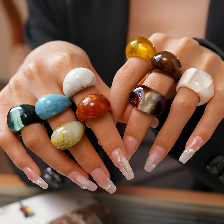 Knuckle Kicks Ring (size 8) - 9 colors - Hello Baabs LLC 