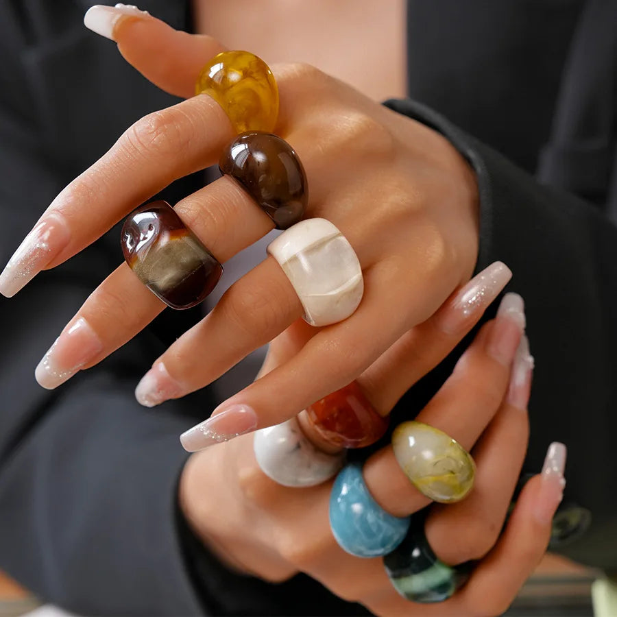 Knuckle Kicks Ring (size 8) - 9 colors - Hello Baabs LLC 