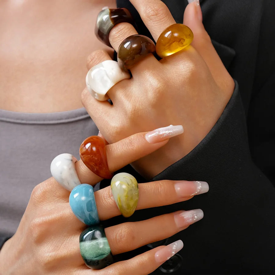 Knuckle Kicks Ring (size 8) - 9 colors - Hello Baabs LLC 