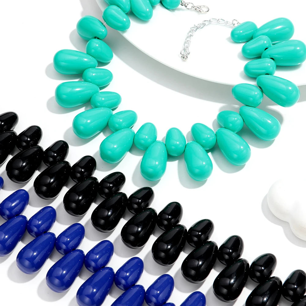 Laguna Drop Necklace - 8 colors - Hello Baabs