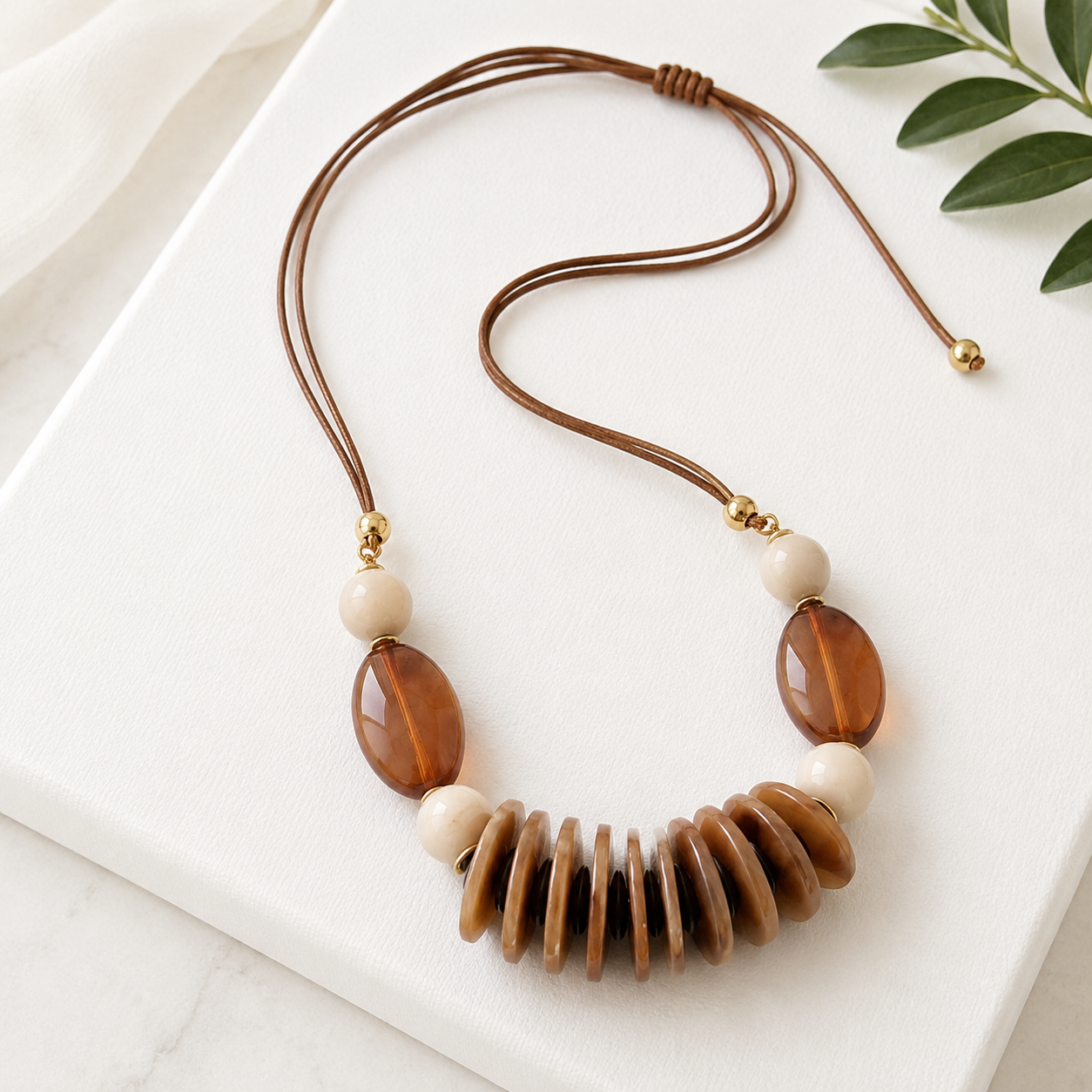 Layered & Lit Pearl Necklace - 3 colors - Hello Baabs