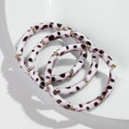 Leopard Luxe Stretch Bracelet 3pc Set - 5 colors - Hello Baabs LLC 