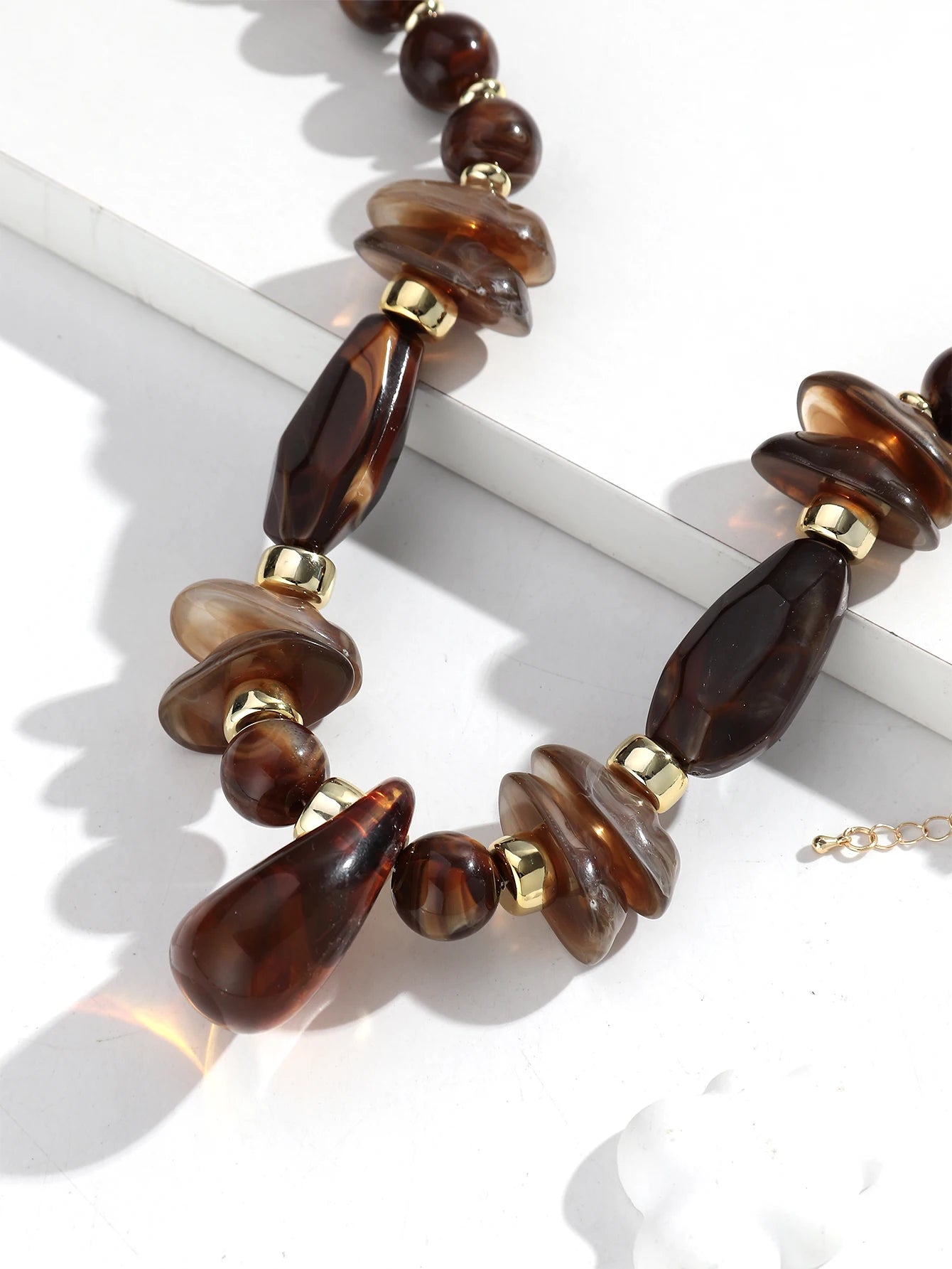 Liquid Geometry Necklace - Hello Baabs