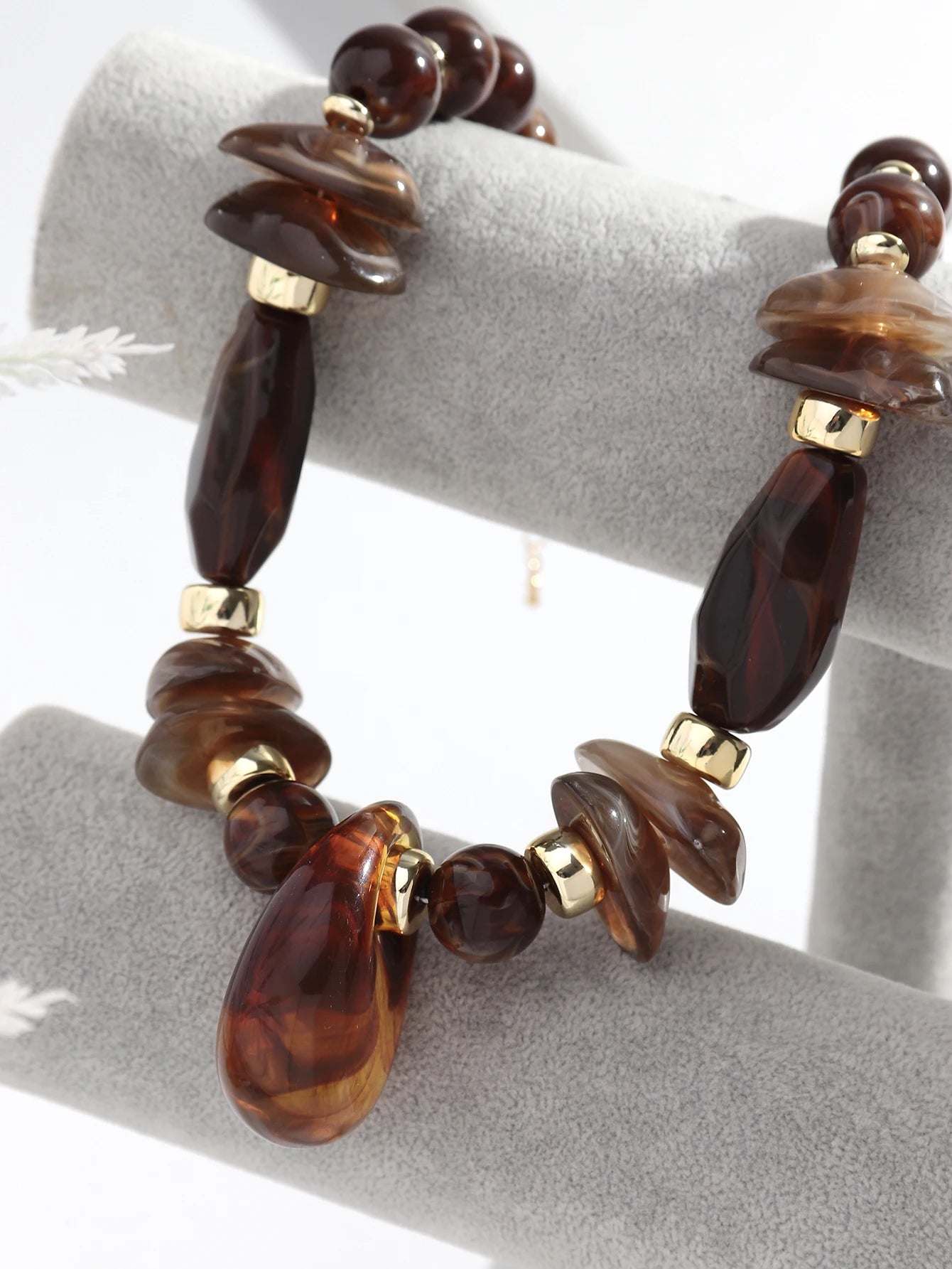 Liquid Geometry Necklace - Hello Baabs