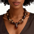 Liquid Geometry Necklace - Hello Baabs