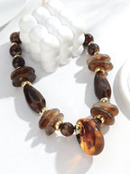 Liquid Geometry Necklace - Hello Baabs