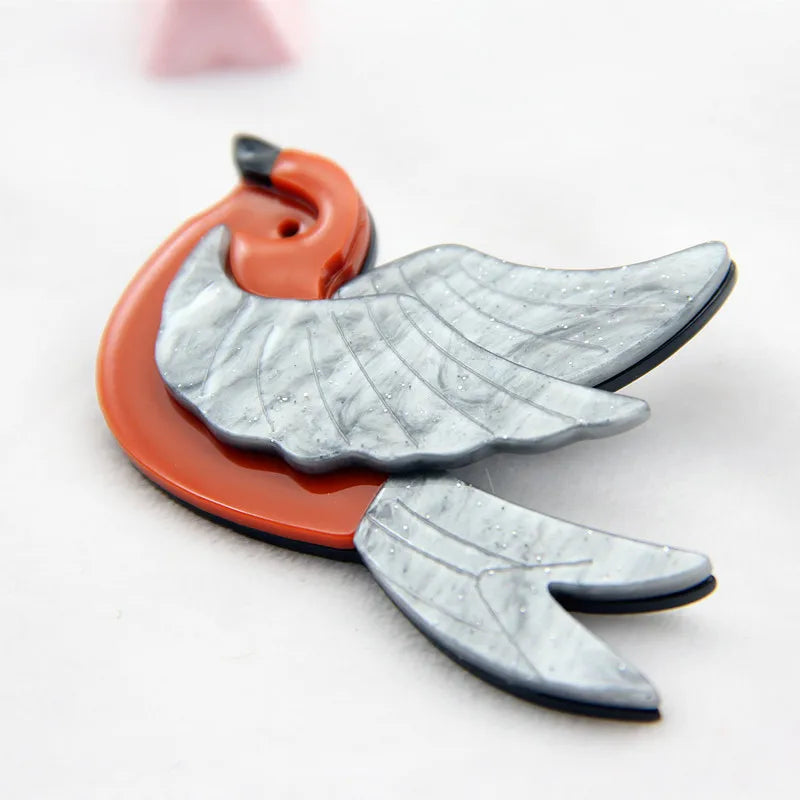 Little Winged Muse Pin - 2 colors - Hello Baabs LLC 