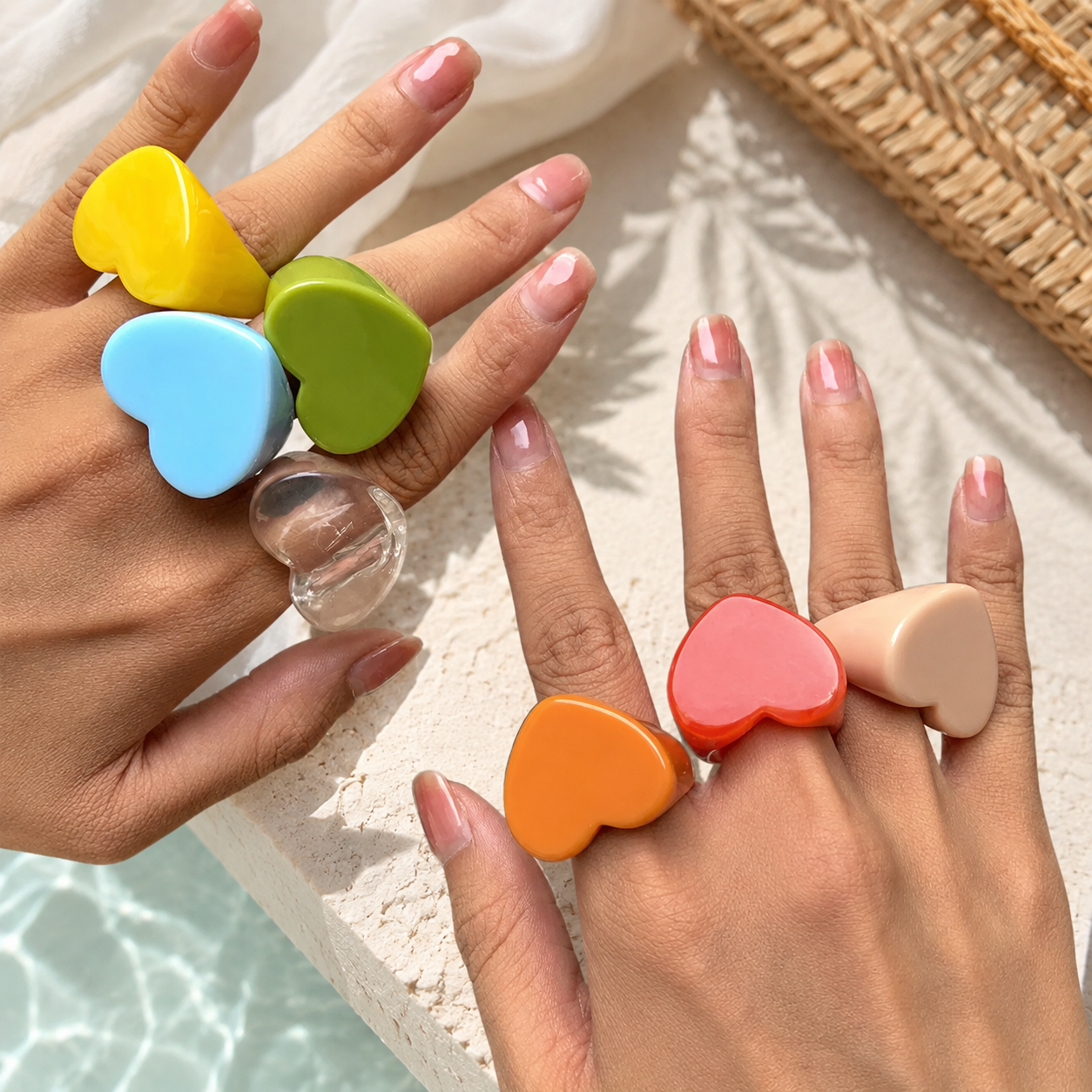 Love Pop Ring (size 7.5) - 7 colors - Hello Baabs