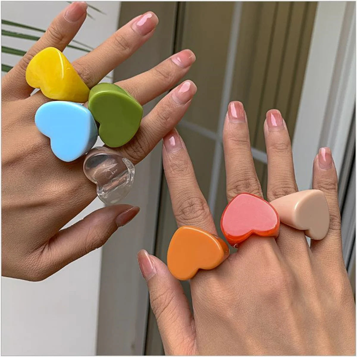 Love Pop Ring (size 7.5) - 7 colors - Hello Baabs LLC 