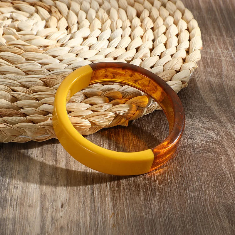 Lucent Groove Bangle (2.63" diameter) - 4 colors - Hello Baabs LLC 