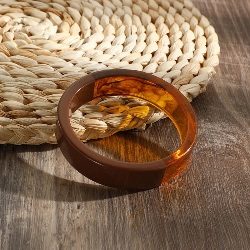 Lucent Groove Bangle (2.63" diameter) - 4 colors - hello baabs 