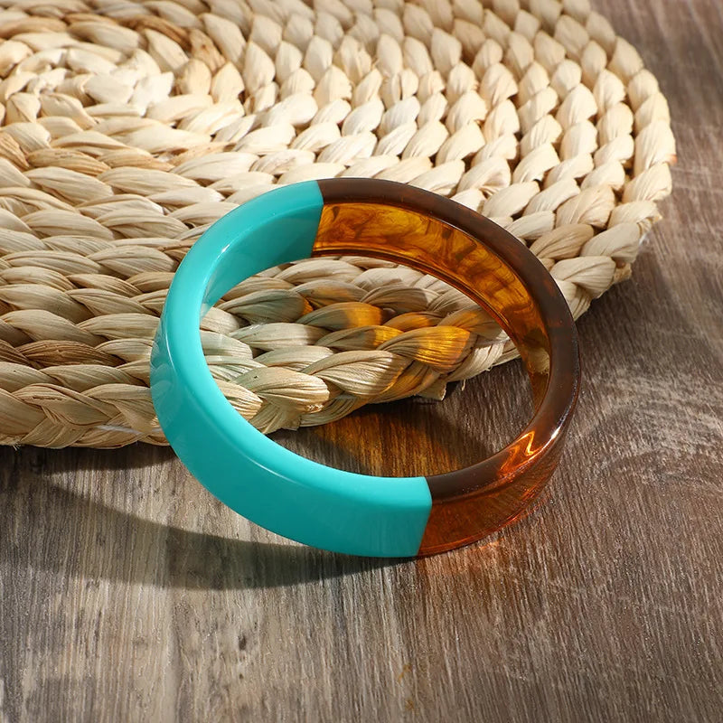 Lucent Groove Bangle (2.63" diameter) - 4 colors - hello baabs 