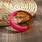 Lucent Groove Bangle (2.63" diameter) - 4 colors - hello baabs 