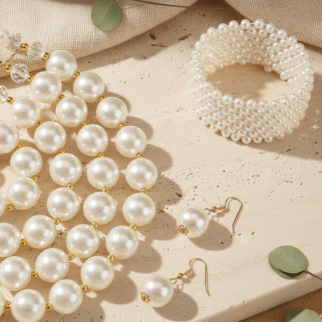 Luminous Tide Necklace, Bracelet, & Earrings Set - 4 colors - Hello Baabs