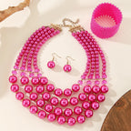 Luminous Tide Necklace, Bracelet, & Earrings Set - 4 colors - hello baabs 